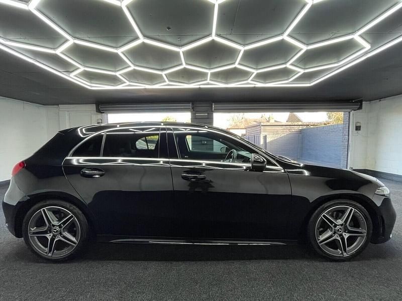 Used Mercedes A180 AMG line 136 HP (100 kW) 2021 Black Hatchback
