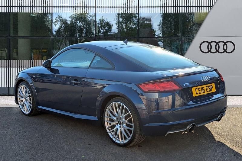 Used Audi TT S-Line 226 HP (166 kW) 2016 Blue Coupe