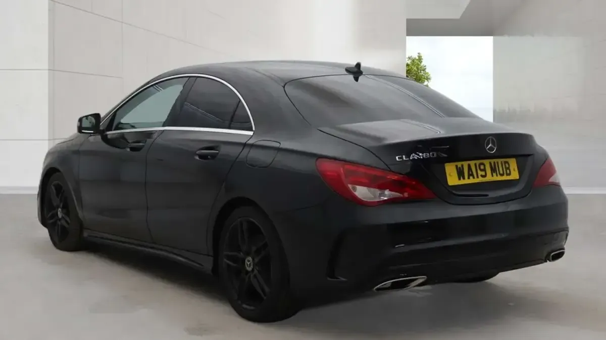 Used Mercedes CLA180 AMG line 2019 Black Coupe