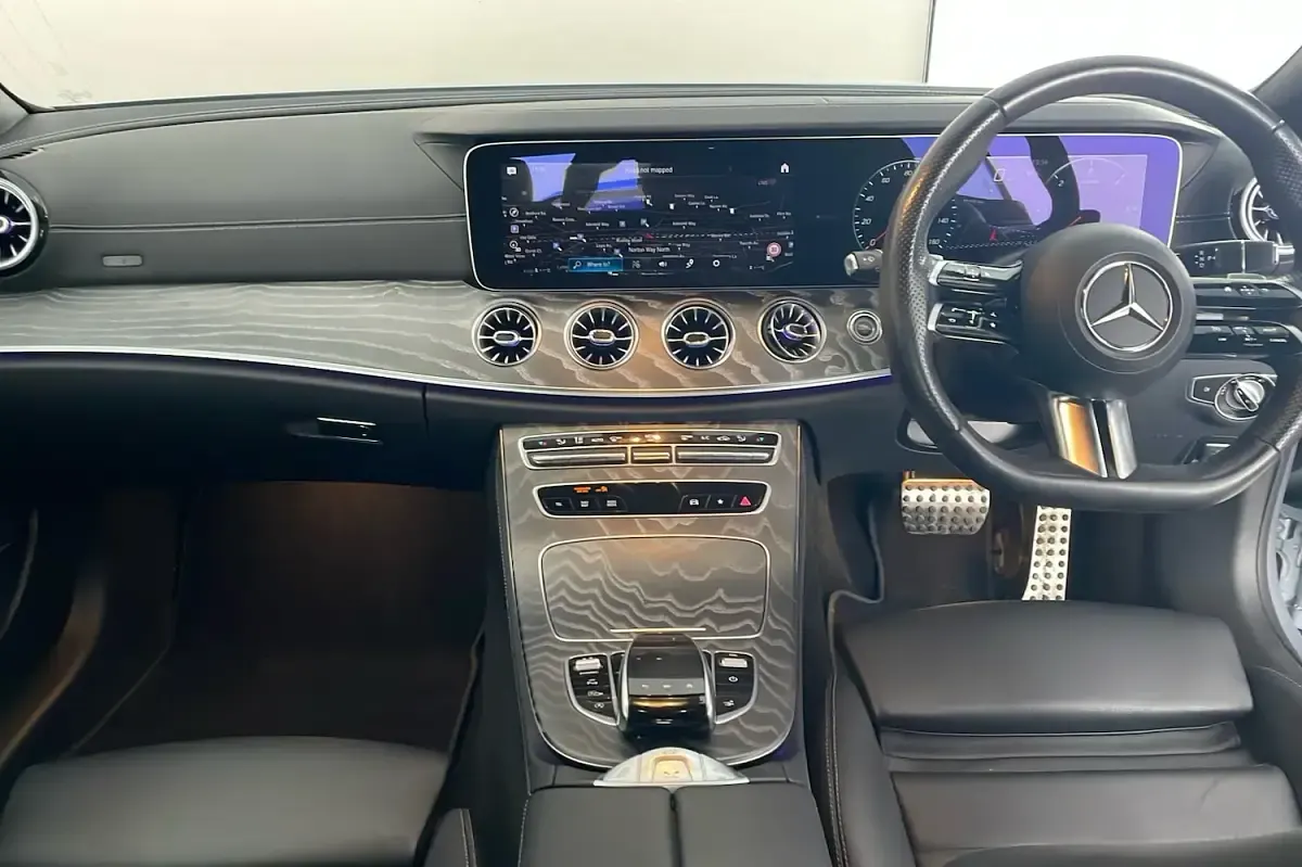 Used Mercedes E300 AMG line 2022 Silver Cabriolet