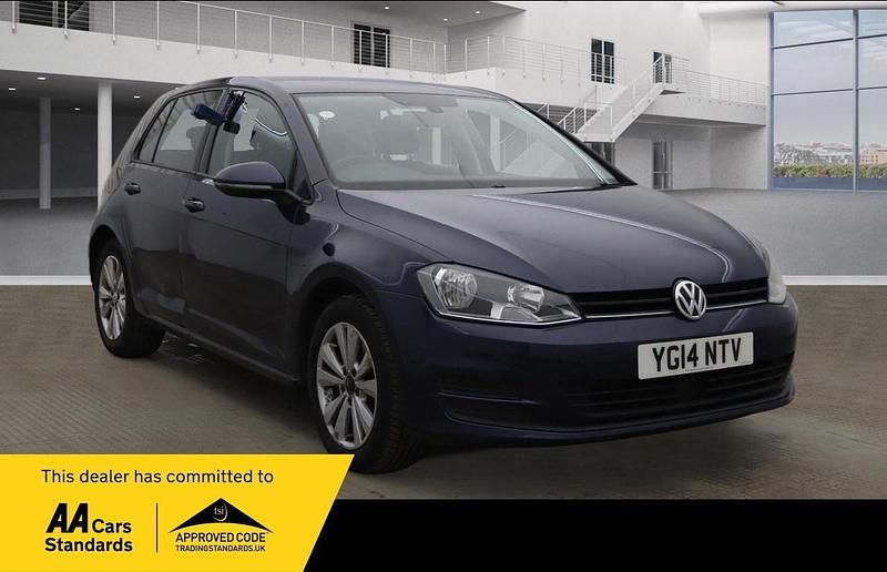 Used VW Golf VII SE 2014 Blue Hatchback