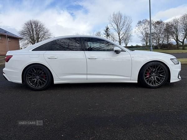 Used Audi A6 S-Line 204 HP (150 kW) 2019 White Sedan