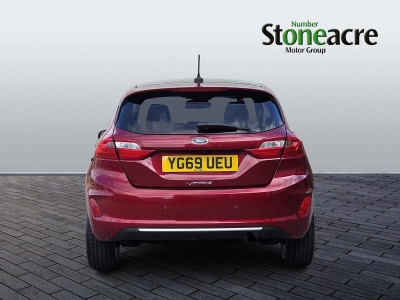 Used Ford Fiesta Vignale 100 HP (73 kW) 2019 Red Hatchback