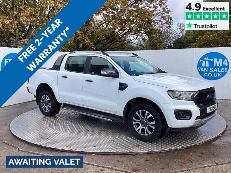 White Used 2021 Ford Ranger Wildtrack Pickup | £15,495 (Good price) - Image 1/3