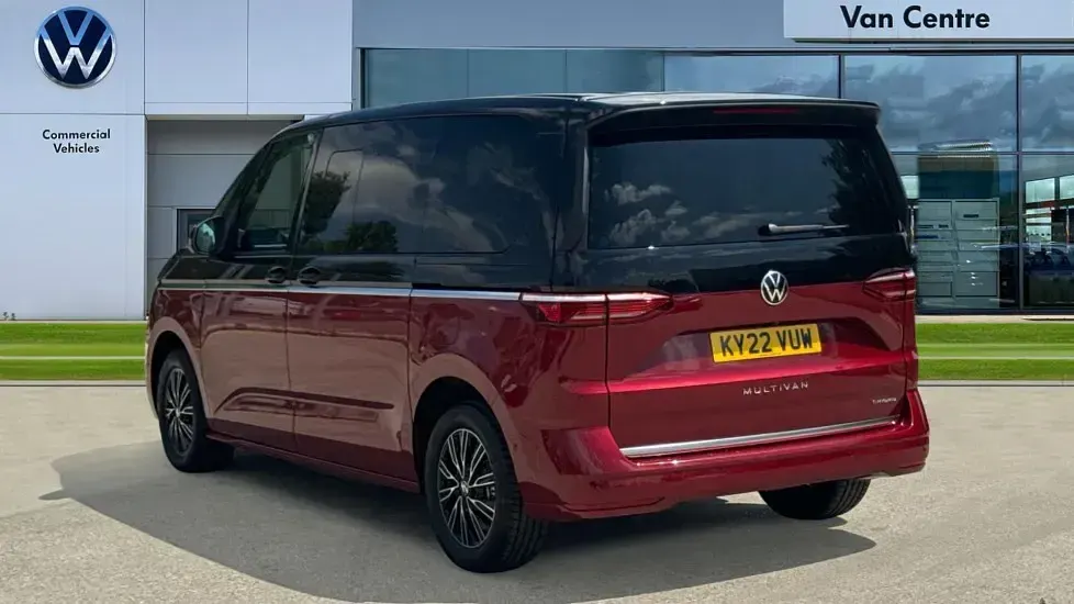 Used VW Multivan Style 218 HP (160 kW) 2022 Black/red MPV