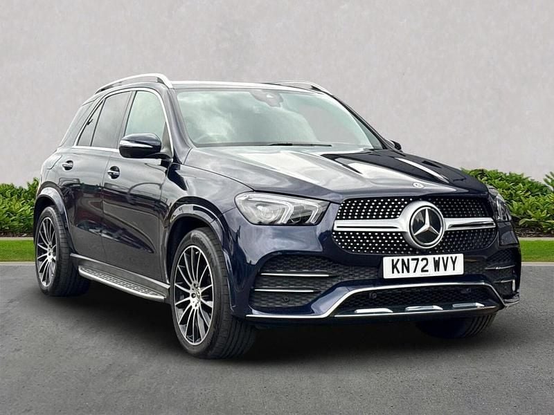 Blue Used 2022 Mercedes GLE400 AMG line Estate | £48,764 (Super price) - Image 1/4