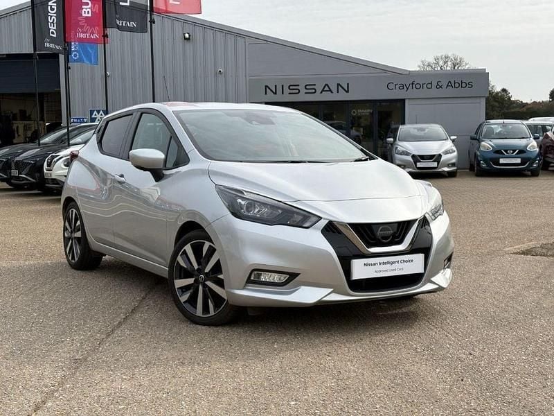 Used Nissan Micra Tekna 92 HP (67 kW) 2023 Platinum silver Hatchback