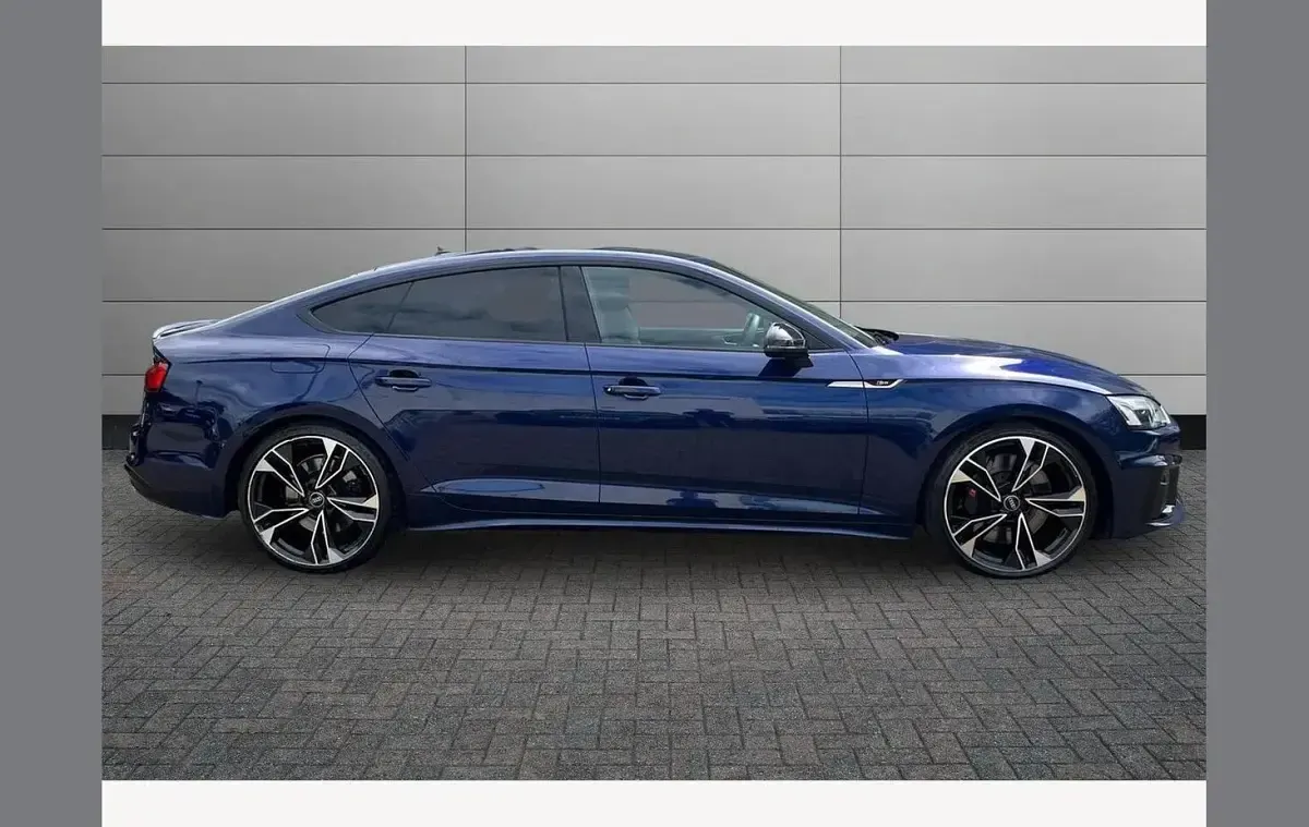 Used Audi A5 Black Edition 341 HP (250 kW) 2022 Blue Coupe