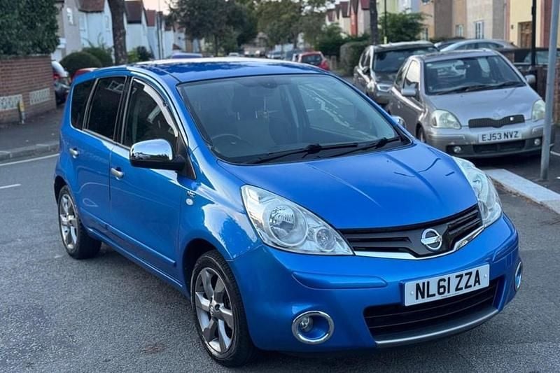 Used Nissan Note N-TEC 88 HP (64 kW) 2011 Blue Hatchback