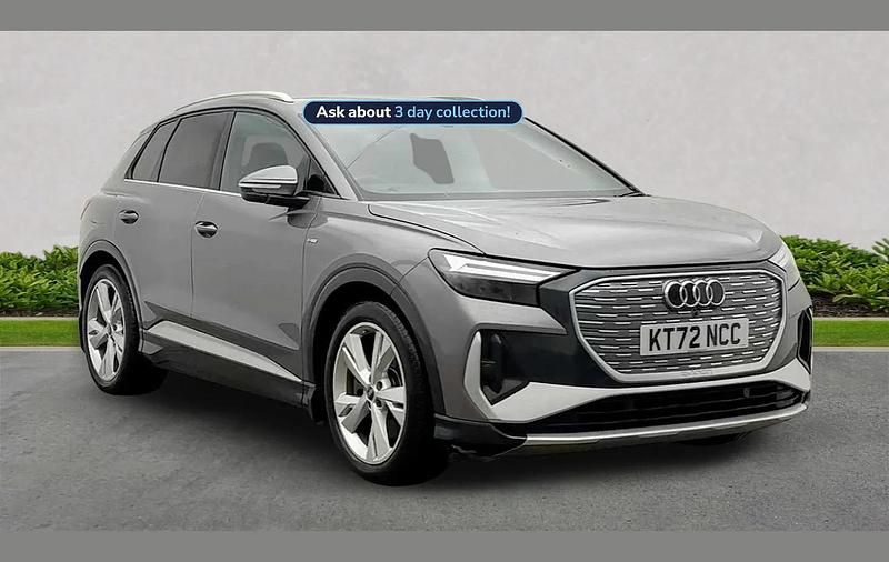 Used Audi Q4 e-tron S-Line 219 kW (299 HP) 2022 Grey SUV