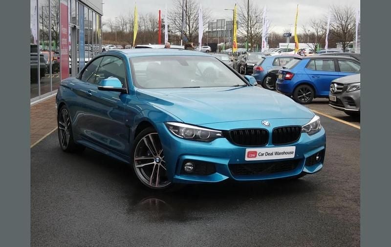 Used BMW 420 M Sport 180 HP (132 kW) 2019 Blue Cabriolet