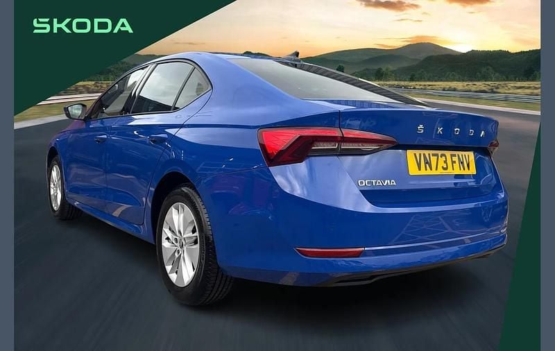 Used Skoda Octavia SE Technology 108 HP (79 kW) 2023 Blue Hatchback