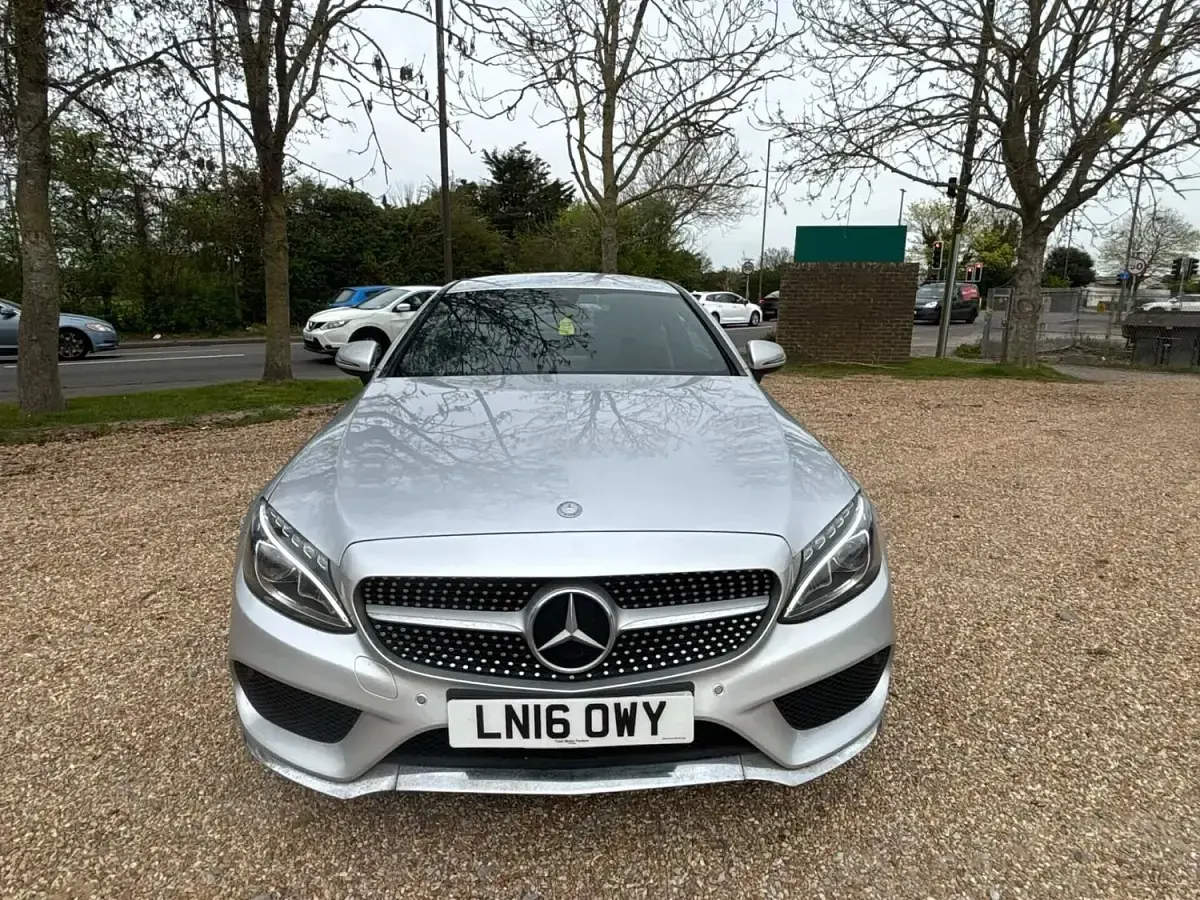 Used Mercedes C220 AMG line 2016 Silver Coupe
