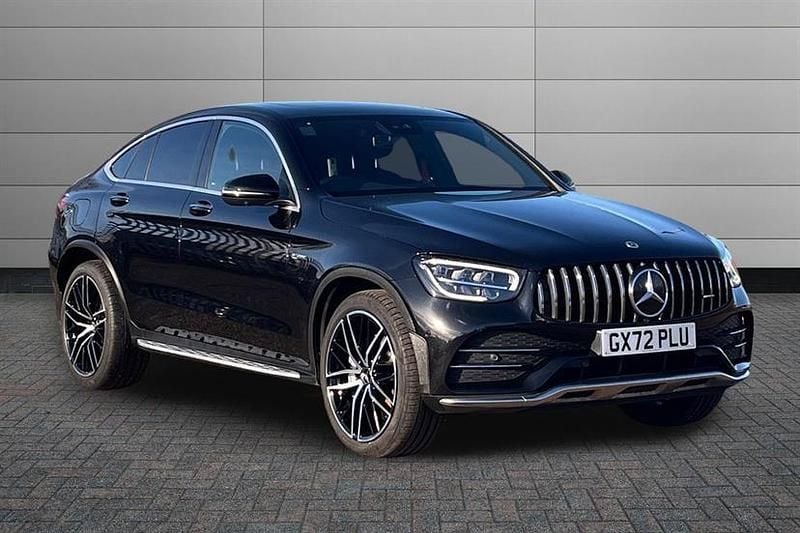 Used Mercedes GLC43 AMG Premium Plus 390 HP (286 kW) 2022 Obsidian black Coupe