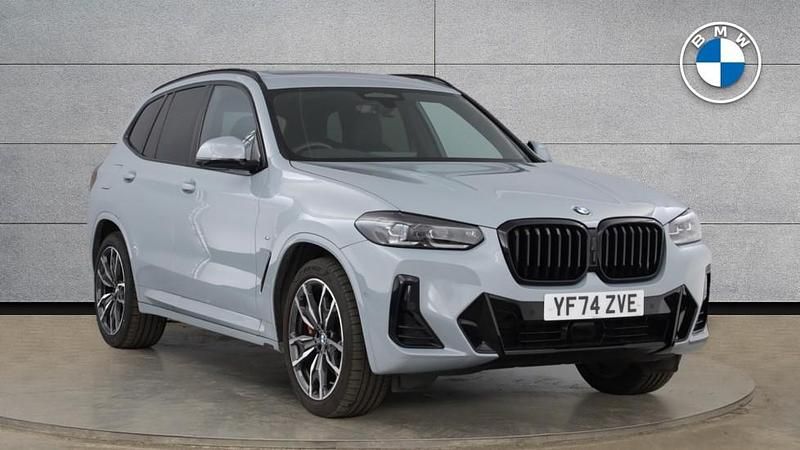 Grey Used 2024 BMW X3 M Sport SUV | £48,299 (Expensive) - Image 1/4