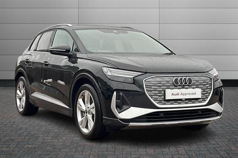 Mythos black Used 2024 Audi Q4 e-tron S-Line SUV | £34,499 (Good price) - Image 1/4