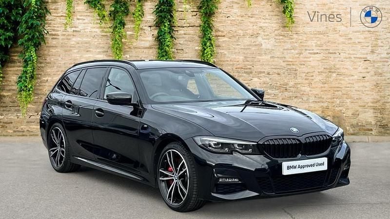 Used BMW 330 M Sport 282 HP (207 kW) 2021 Black Estate