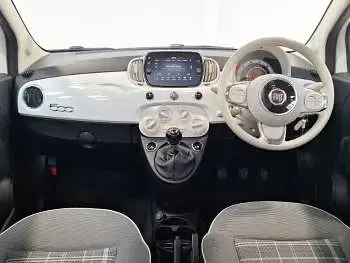 Used Fiat 500 Lounge 69 HP (50 kW) 2019 White Hatchback