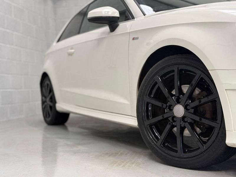 Used Audi A3 S-Line 2014 White Hatchback