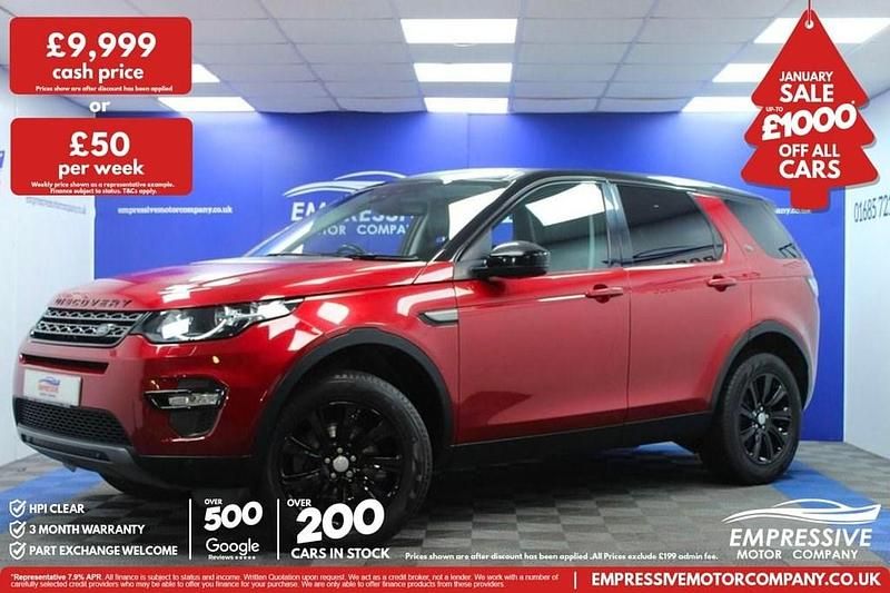Red Used 2016 Land Rover Discovery Sport SE SUV | £9,999 (Expensive) - Image 1/4