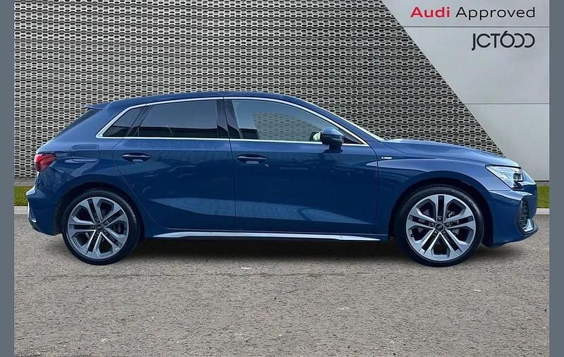 Used Audi A3 S-Line 147 HP (108 kW) 2025 Blue Hatchback