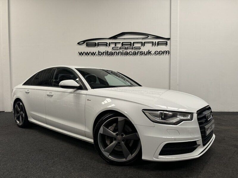 White Used 2012 Audi A6 S-Line Sedan | £8,980 (Expensive) - Image 1/4