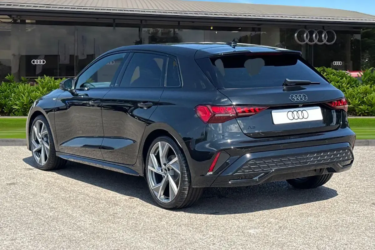 New Audi A3 Sportback Black Edition 2026 Black Hatchback