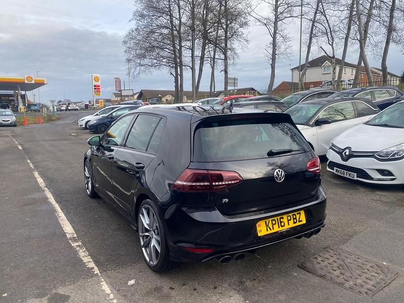 Used VW Golf VII R 296 HP (217 kW) 2016 Black Hatchback