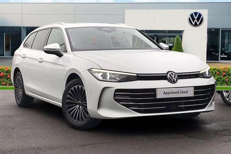 White Used 2024 VW Passat Elegance Estate | £35,660 - Image 1/4