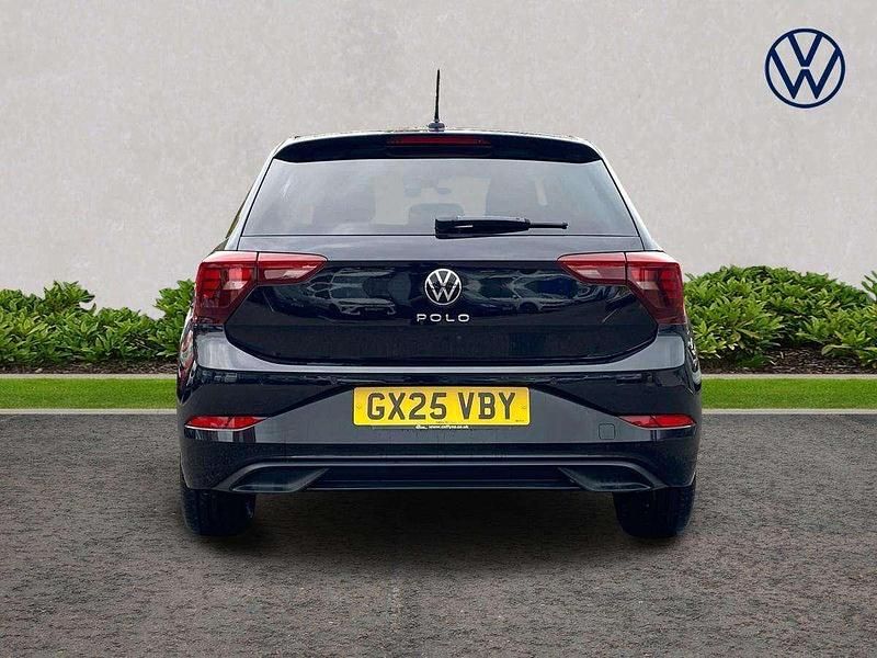 Used VW Polo Match 95 HP (69 kW) 2025 Black Hatchback