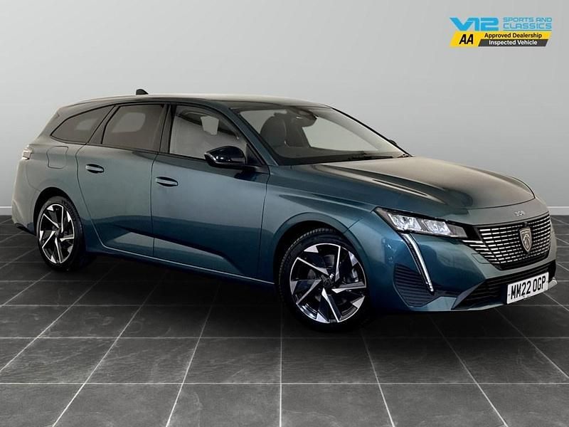 Blue Used 2022 Peugeot 308 Active Premium Estate | £11,795 (Fair price) - Image 1/2