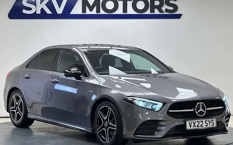 Used Mercedes A200 AMG Line Premium 163 HP (119 kW) 2022 Grey Sedan