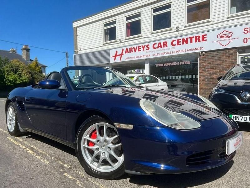 Used Porsche 986 Boxster 260 HP (191 kW) 2003 Blue Cabriolet