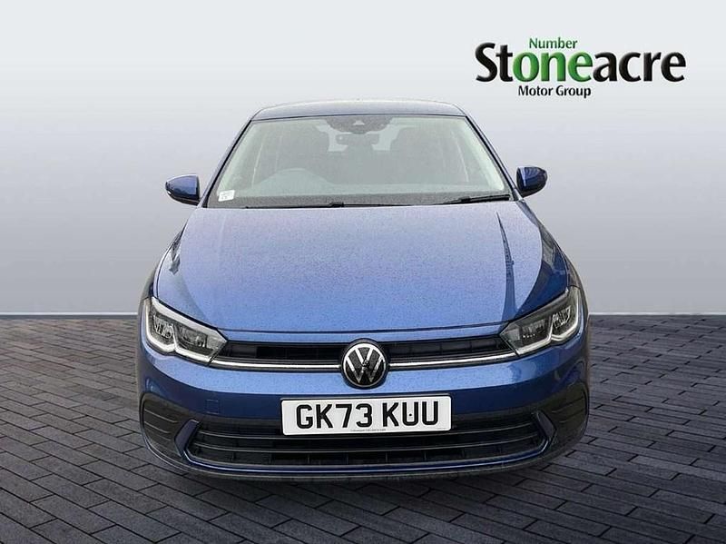 Used VW Polo Life 95 HP (69 kW) 2023 Blue Hatchback