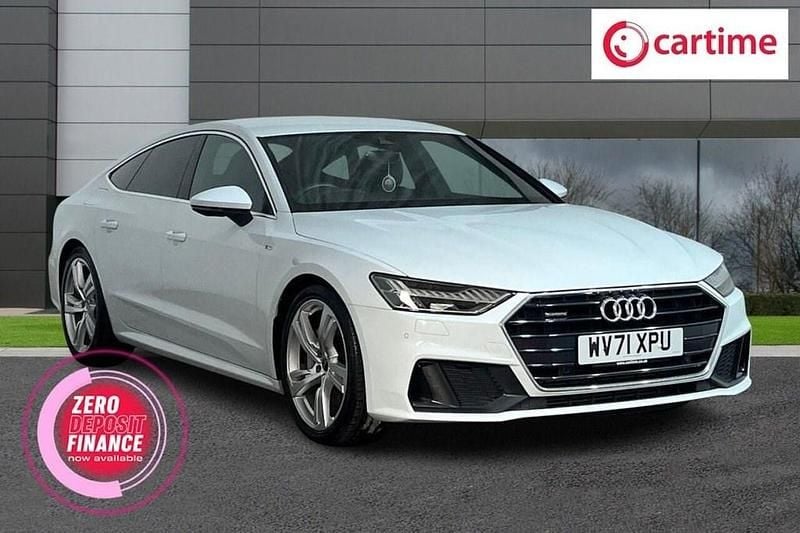 White Used 2021 Audi A7 Sportback S-Line Hatchback | £27,990 (Good price) - Image 1/3