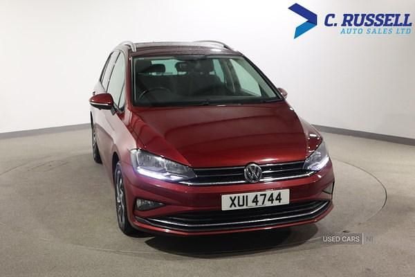 Used VW Golf Sportsvan Match 2019 Red MPV