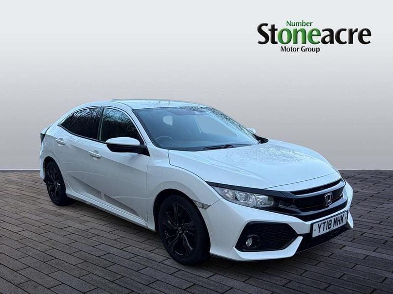 White Used 2018 Honda Civic SR Hatchback | £11,499 (Fair price) - Image 1/4