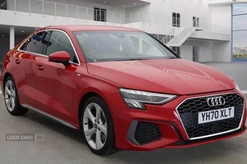 Red Used 2020 Audi A3 S-Line Sedan | £16,995 (Fair price) - Image 1/1