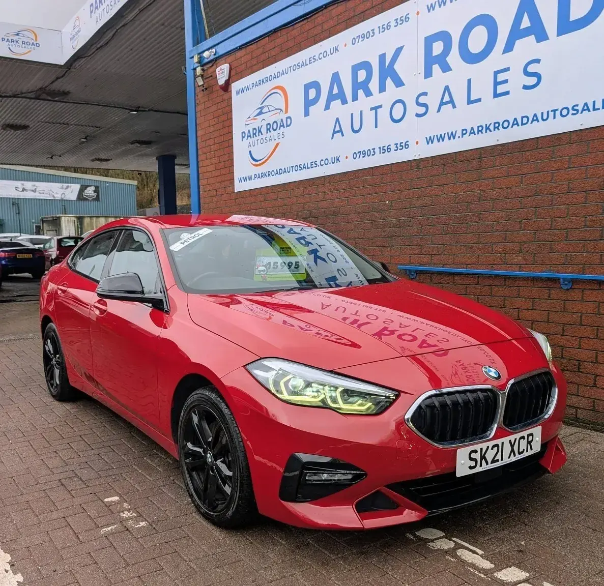 Begagnad BMW 218 Sport Line 2021 Röd Sportkupé