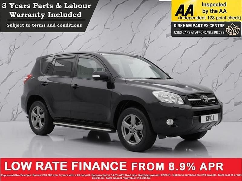 Black Used 2012 Toyota RAV4 SUV | £5,400 (Fair price) - Image 1/4