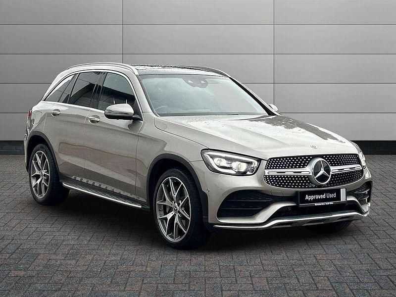 Silver Used 2021 Mercedes GLC300 AMG Line Premium SUV | £35,495 (A bit pricey) - Image 1/4
