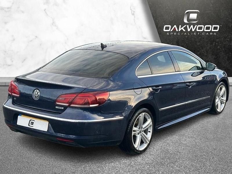 Used VW CC R-line 177 HP (130 kW) 2014 Blue Sedan