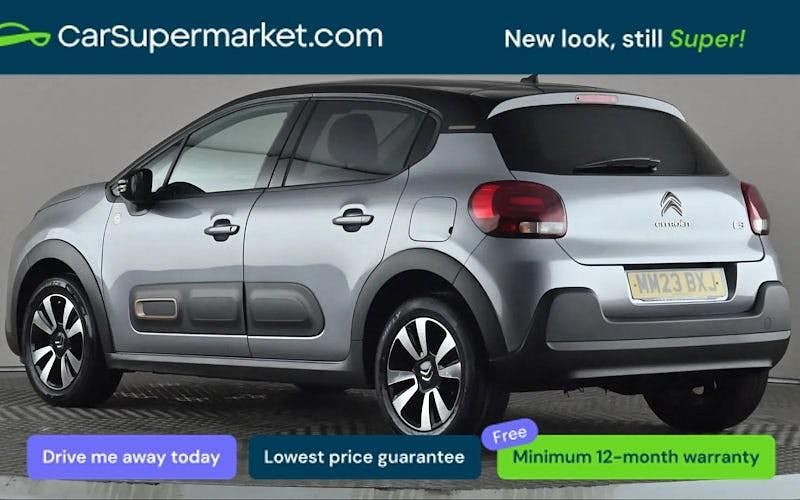 Used Citroën C3 PureTech 83 HP (61 kW) 2023 Grey Hatchback