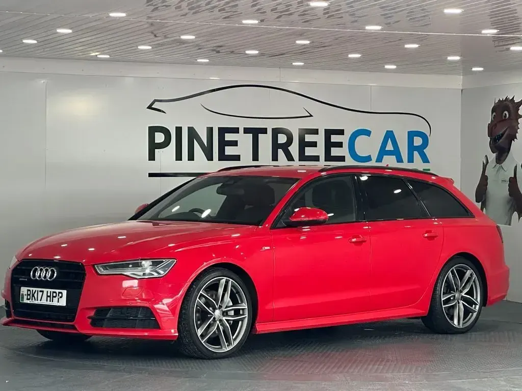 Used Audi A6 Black Edition 272 HP (200 kW) 2017 Red Estate