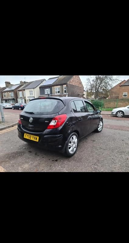 Used Vauxhall Corsa Design Edition 2008 Black Hatchback