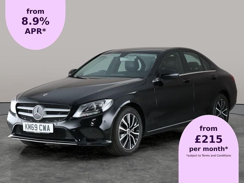 Black Used 2019 Mercedes C200 SE Sedan | £14,083 (Good price) - Image 1/2