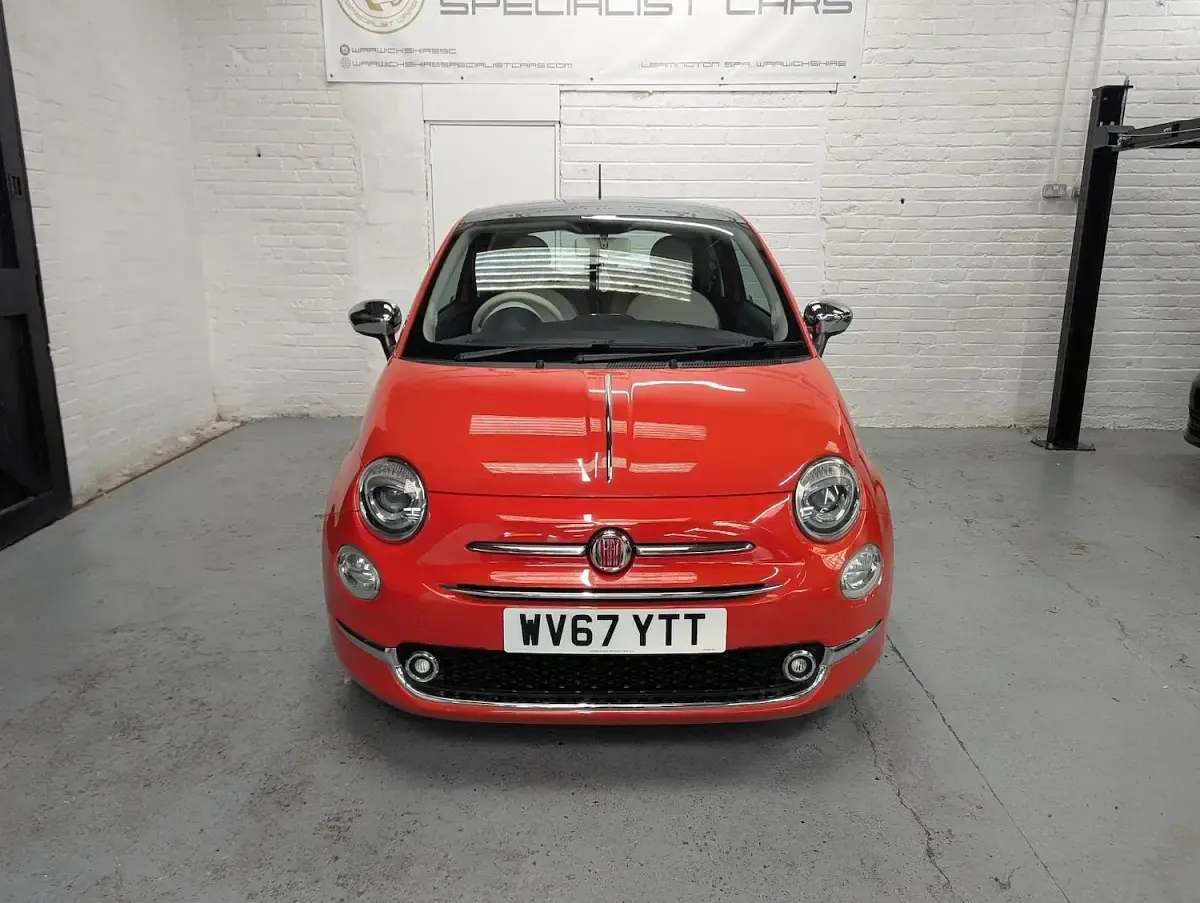 Used Fiat 500 69 HP (50 kW) 2017 Orange Hatchback
