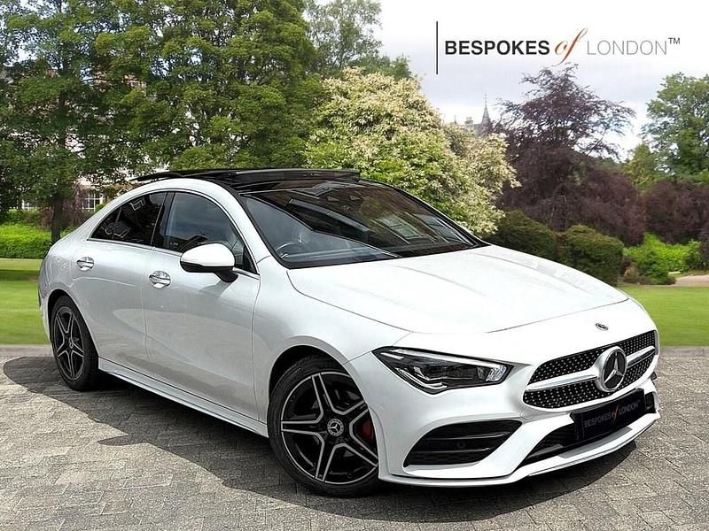 White Used 2021 Mercedes CLA180 AMG line Sedan | £23,890 (Fair price) - Image 1/4