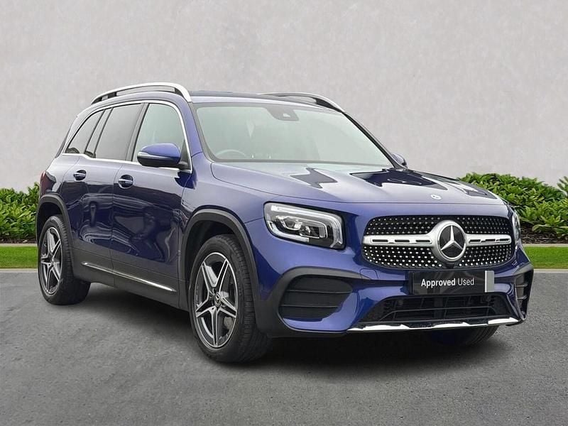 Blue Used 2022 Mercedes GLB200 AMG line SUV | £24,939 (Good price) - Image 1/4