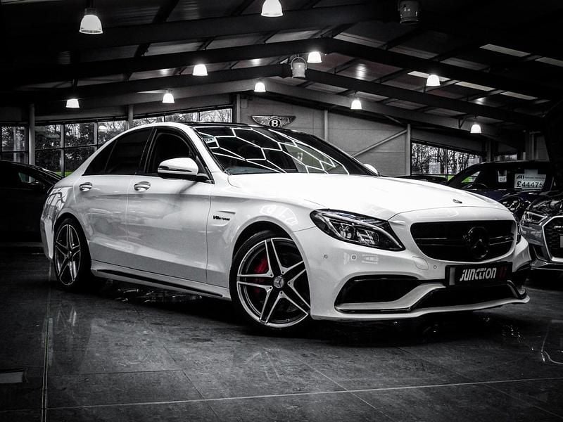 Used Mercedes C63 AMG Premium 2017 White Sedan